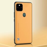 Чехол из искусственной кожи для Google Pixel 5a 5G (желтый) Чехол из искусственной кожи для Google Pixel 5a 5G (желтый)