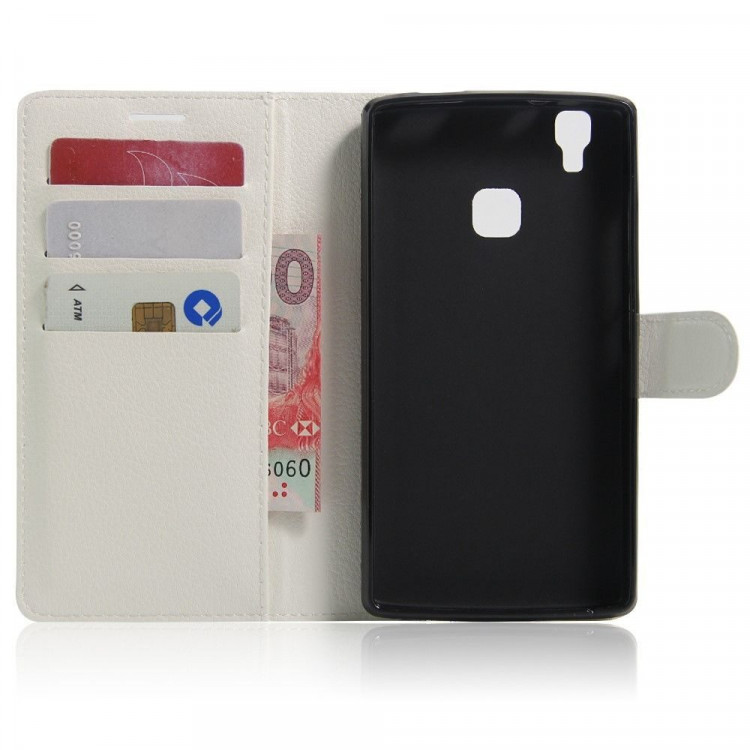 Чехол с визитницей для DOOGEE X5 Max / X5 Max Pro (белый)