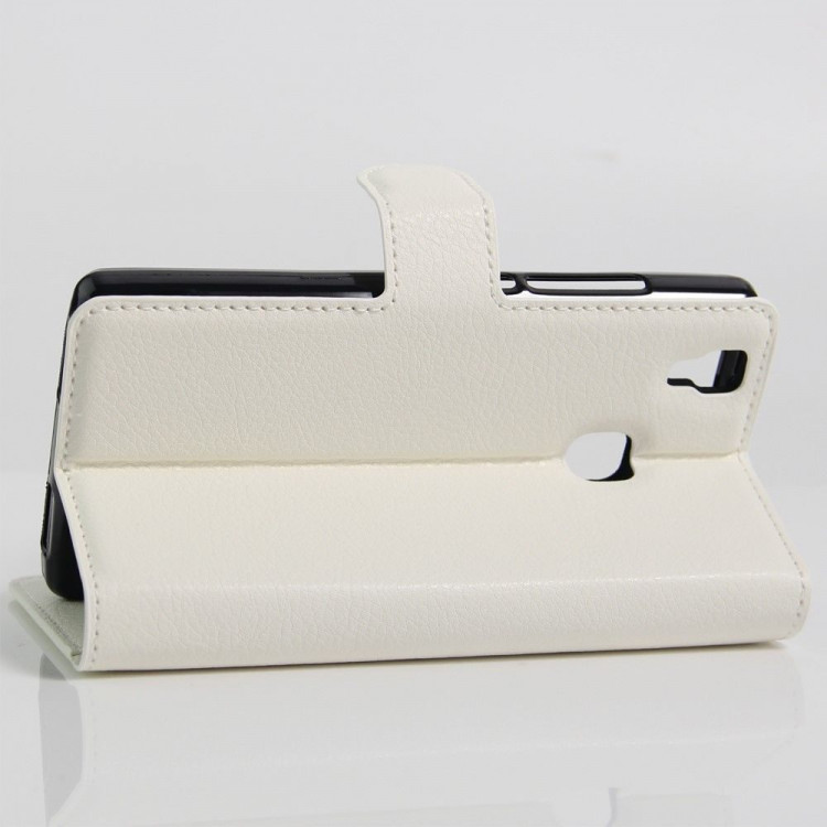 Чехол с визитницей для DOOGEE X5 Max / X5 Max Pro (белый)