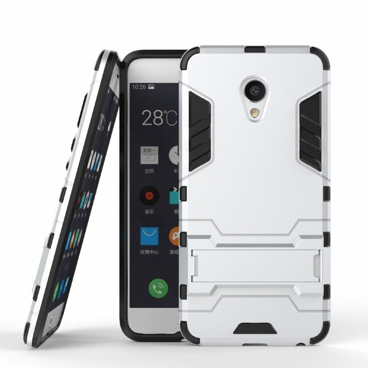 Чехол Duty Armor для Meizu MX6 (серебряный)