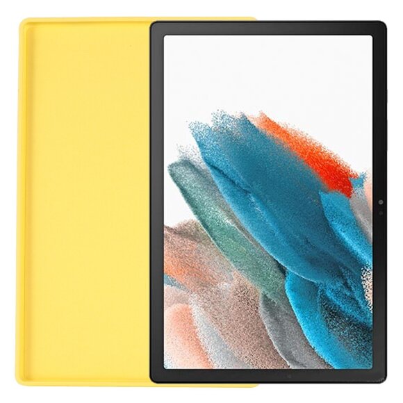 Силиконовый чехол Mobile Shell для Samsung Galaxy Tab A8 10.5 (2021) SM-X200 / SM-X205 (желтый)