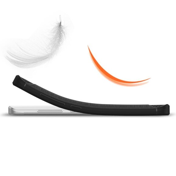 Чехол-накладка Carbon Fibre для Xiaomi Mi5 (серый)