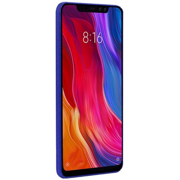 Чехол iMak Finger для Xiaomi Redmi Note 6 Pro (голубой)