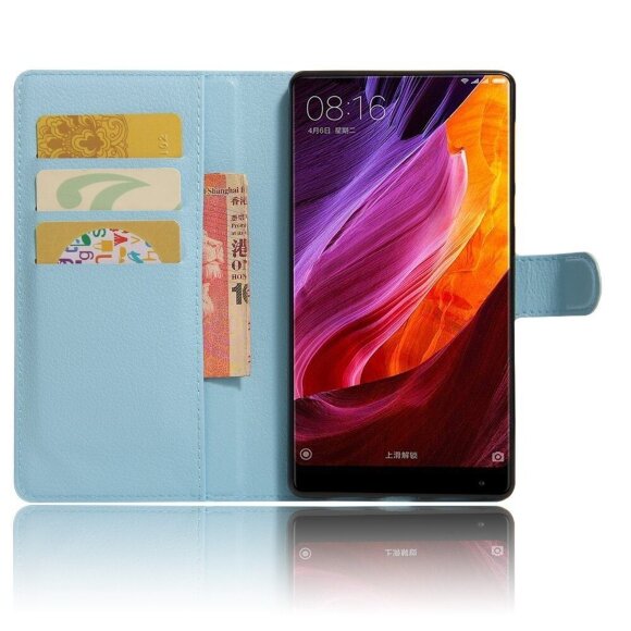 Чехол с визитницей для Xiaomi Mi Mix (голубой)