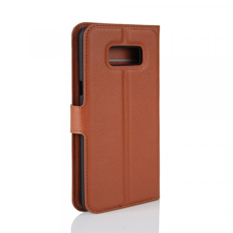 Чехол для Samsung с визитницей  | Чехлы для Galaxy S8+ (коричневый)
