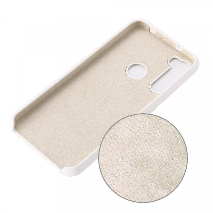 Силиконовый чехол Mobile Shell для Xiaomi Redmi Note 8 (белый)