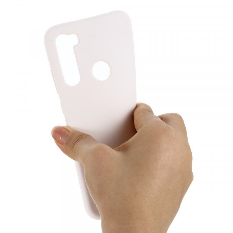 Силиконовый чехол Mobile Shell для Xiaomi Redmi Note 8 (белый)