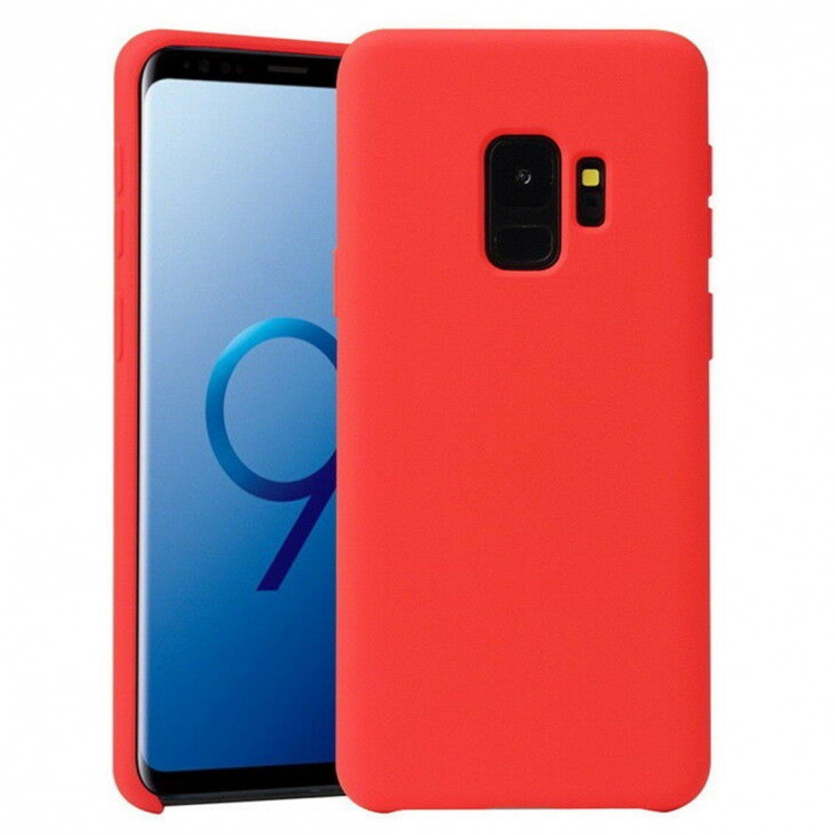 Силиконовый чехол Mobile Shell для Samsung Galaxy S9 (красный)