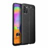 Чехол-накладка Litchi Grain для Samsung Galaxy A31 (черный)