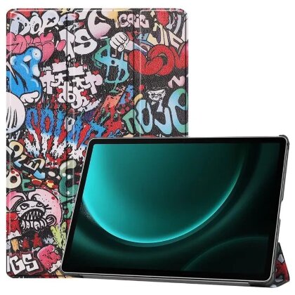 Чехол Smart Case для Samsung Galaxy Tab S9 FE+ (Plus) (Graffiti)