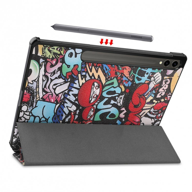 Чехол Smart Case для Samsung Galaxy Tab S9 FE+ (Plus) (Graffiti)