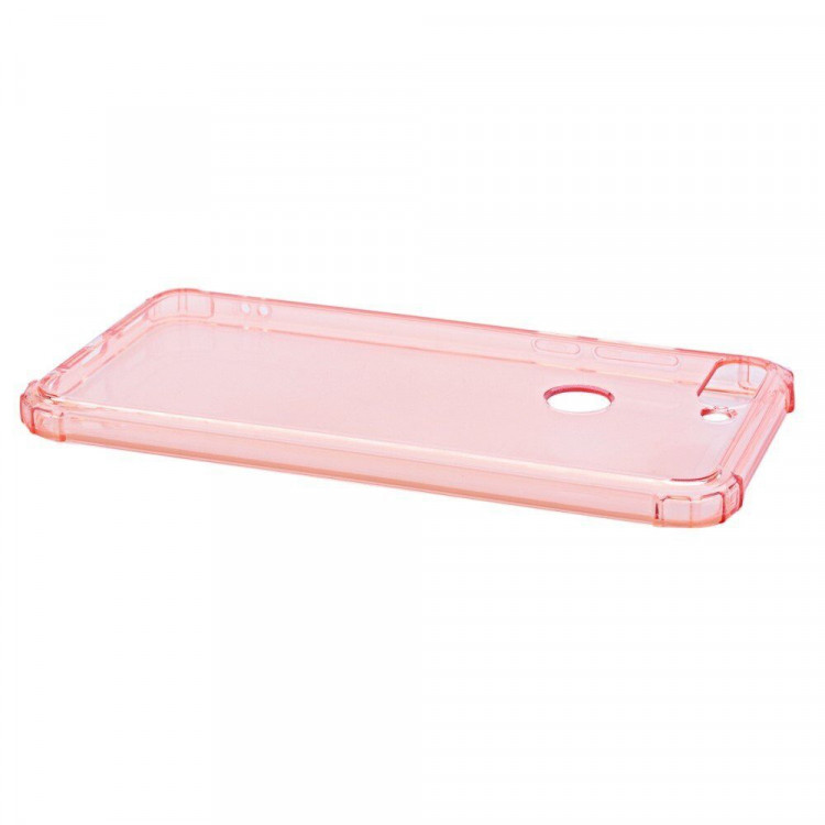 Силиконовый чехол с усиленными бортиками для Huawei Y6 Prime (2018) / Honor 7A / Honor 7C (AUM-L41) / Honor 7A Pro (AUM-L29) (розовый)