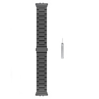 Стальной браслет для Samsung Galaxy Fit 3 SM-R390 (черный)