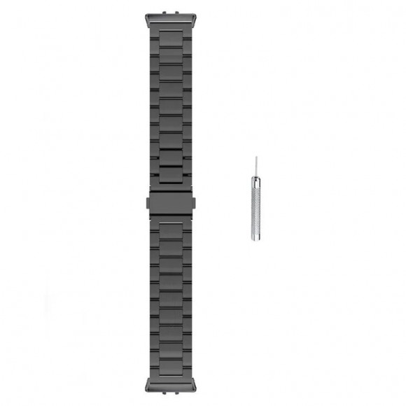 Стальной браслет для Samsung Galaxy Fit 3 SM-R390 (черный) Стальной браслет для Samsung Galaxy Fit 3 SM-R390 (черный)