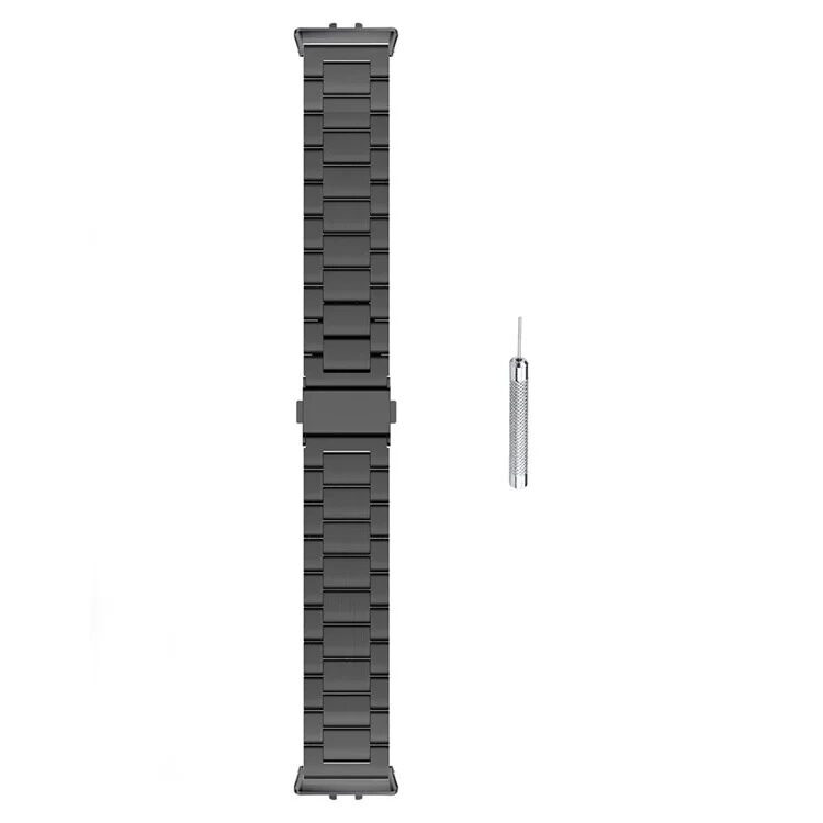 Стальной браслет для Samsung Galaxy Fit 3 SM-R390 (черный)