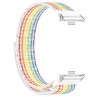 Нейлоновый ремешок для Xiaomi Band 8 Pro, Redmi Watch 4 (разноцветный)