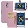 Чехол с визитницей для Huawei Honor 6x 2016 (розовый)