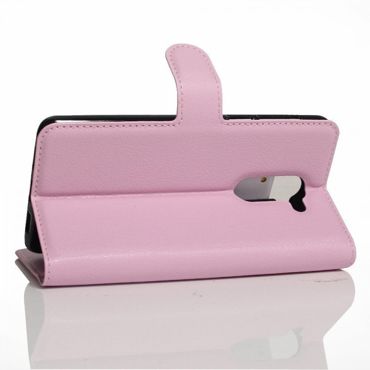 Чехол с визитницей для Huawei Honor 6x 2016 (розовый)