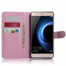 Чехол с визитницей для Huawei Honor V8 (розовый)