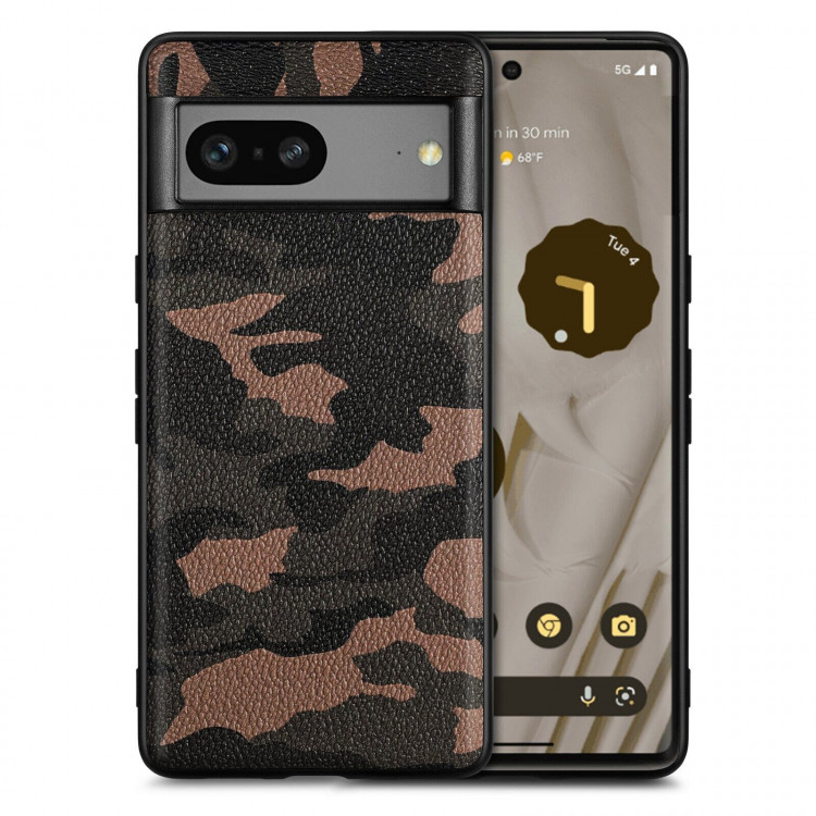 Чехол Camouflage для Google Pixel 7 (коричневый)
