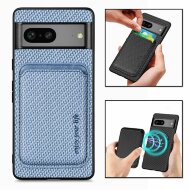 Чехол с магнитным держателем карт для Google Pixel 7 (голубой) Чехол с магнитным держателем карт для Google Pixel 7 (голубой)