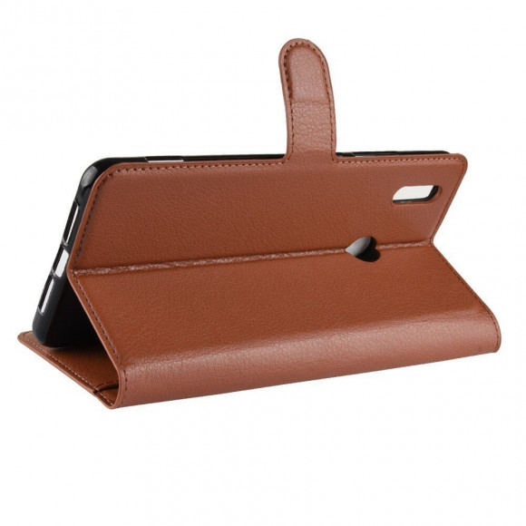 Чехол с визитницей для Huawei Honor Note 10 (коричневый) Чехол с визитницей для Huawei Honor Note 10 (коричневый)