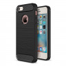 Чехол-накладка Carbon Fibre для iPhone 5 / 5S / SE (черный)