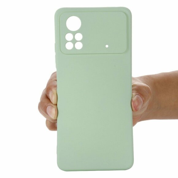 Силиконовый чехол Mobile Shell для Xiaomi Poco X4 Pro 5G (зеленый) Силиконовый чехол Mobile Shell для Xiaomi Poco X4 Pro 5G (зеленый)