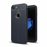 Чехол накладка Litchi Grain для iPhone 8 / iPhone 7 (темно-синий) Чехол накладка Litchi Grain для iPhone 8 / iPhone 7 (темно-синий)