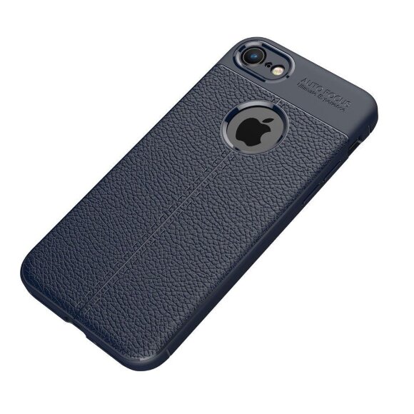 Чехол накладка Litchi Grain для iPhone 8 / iPhone 7 (темно-синий) Чехол накладка Litchi Grain для iPhone 8 / iPhone 7 (темно-синий)