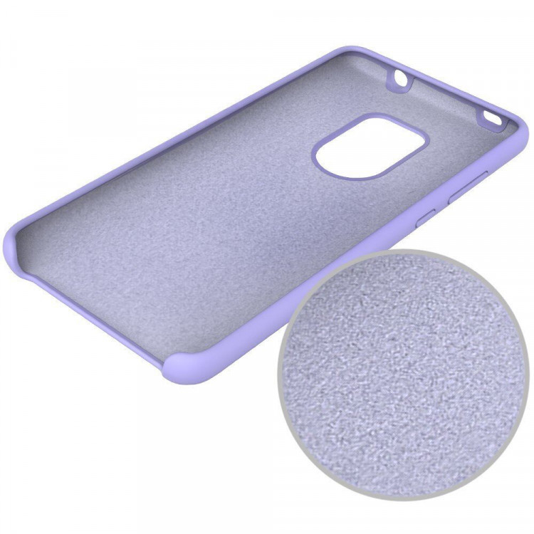 Силиконовый чехол Mobile Shell для Huawei Mate 20 (фиолетовый)