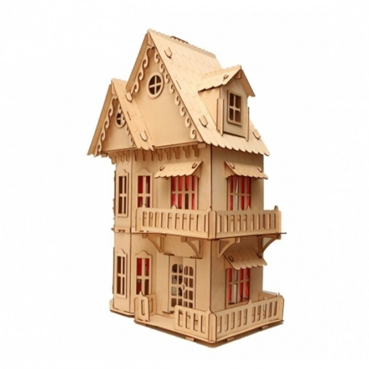 Конструктор Хэппикон "Кукольный домик" из дерева