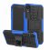 Чехол Hybrid Armor для iPhone XR (черный + голубой)
