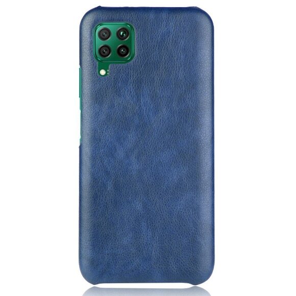 Кожаная накладка-чехол для Huawei P40 lite (синий) Кожаная накладка-чехол для Huawei P40 lite (синий)