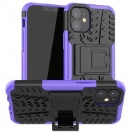 Чехол Hybrid Armor для iPhone 12 mini (черный + фиолетовый) Чехол Hybrid Armor для iPhone 12 mini (черный + фиолетовый)
