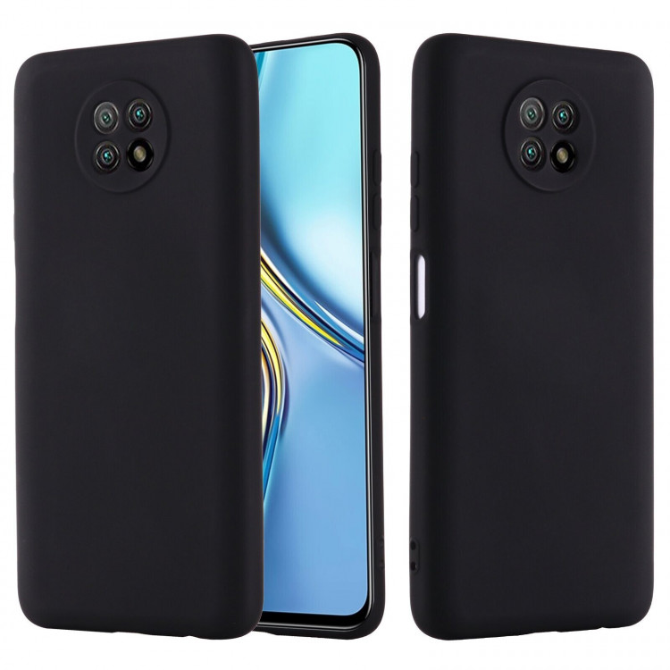 Силиконовый чехол Mobile Shell для Honor X20 (черный)