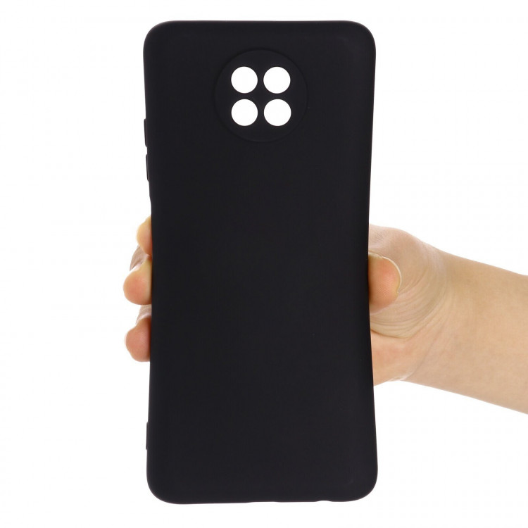Силиконовый чехол Mobile Shell для Honor X20 (черный)