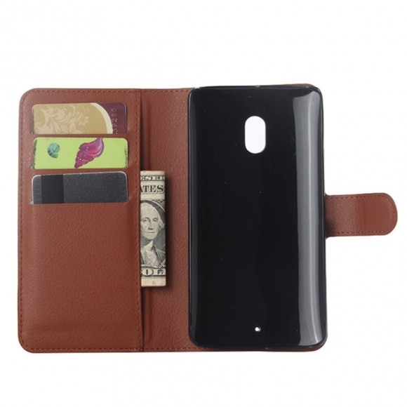 Чехол с визитницей для Motorola Moto X Play (коричневый)