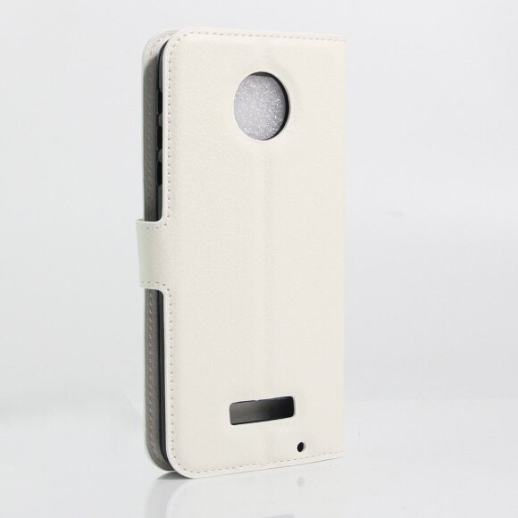 Чехол с визитницей для Motorola Moto Z Play (белый)