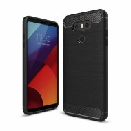 Чехол-накладка Carbon Fibre для LG G6 (черный) Чехол-накладка Carbon Fibre для LG G6 (черный)