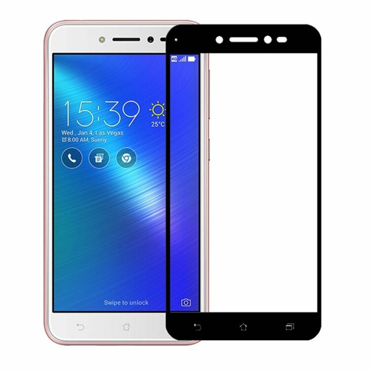 Защитное стекло 3D для ASUS ZenFone Live ZB501KL (черный)