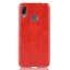Кожаная накладка-чехол Litchi Texture для ASUS Zenfone Max (M2) ZB633KL (красный)
