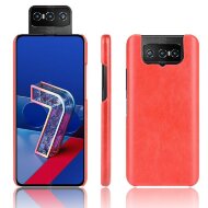 Кожаная накладка-чехол для Asus Zenfone 7 ZS670KS / Zenfone 7 Pro ZS671KS (красный) Кожаная накладка-чехол для Asus Zenfone 7 ZS670KS / Zenfone 7 Pro ZS671KS (красный)