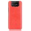 Кожаная накладка-чехол для Asus Zenfone 7 ZS670KS / Zenfone 7 Pro ZS671KS (красный)