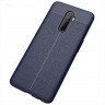 Чехол-накладка Litchi Grain для Oppo Reno Ace (темно-синий)