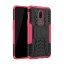 Чехол Hybrid Armor для OnePlus 6 (черный + розовый)