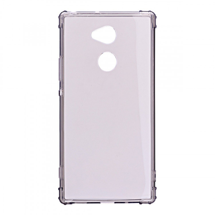 Силиконовый чехол с усиленными бортиками для Sony Xperia XA2 Ultra (черный)