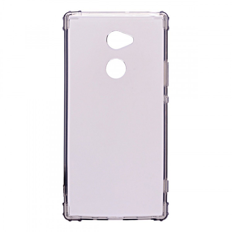 Силиконовый чехол с усиленными бортиками для Sony Xperia XA2 Ultra (черный)