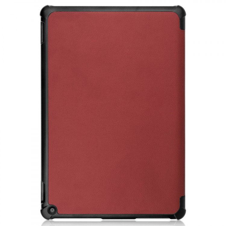 Планшетный чехол для Amazon Fire HD 10 (2021) (темно-красный)