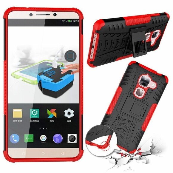 Чехол Hybrid Armor для LeEco Le 2 / LeEco Le 2 PRO (черный + красный) Чехол Hybrid Armor для LeEco Le 2 / LeEco Le 2 PRO (черный + красный)